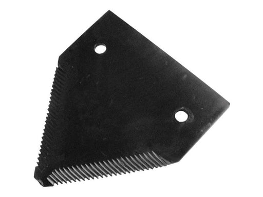Faca - Serrilha por cima - 83x76x2mm - Orifício Ø5.5mm - Centros de orifícios em 51mm - paraMassey Ferguson Aplicavel em: 206236M1 (S.78450)