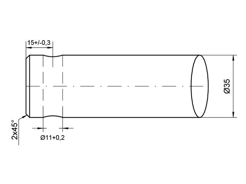 Bico - Direita 760mm, (Estrela) Aplicavel em: 5500011 (S.78652)