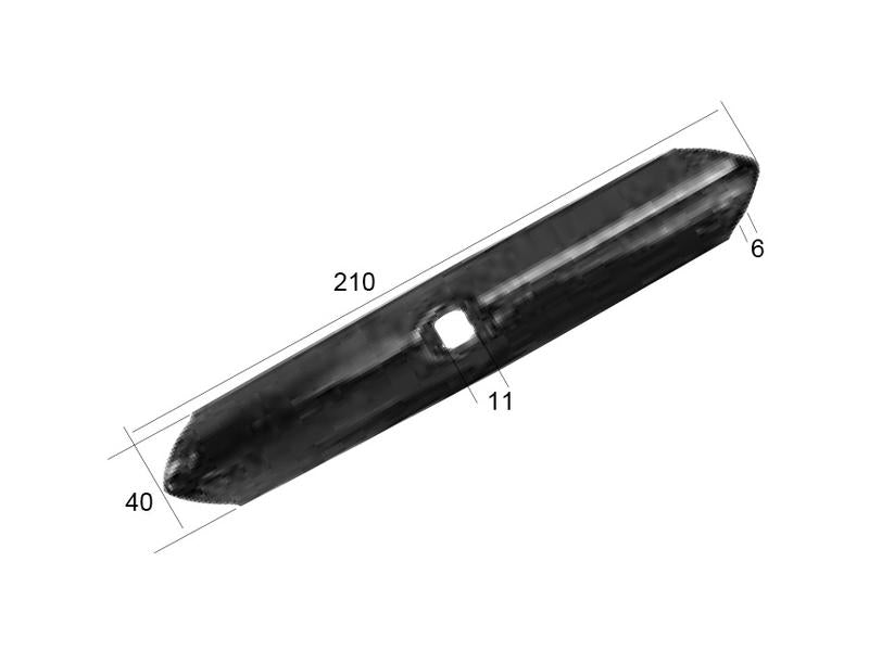 Bico 210x40x6mm Aplicavel em: 01200231 (S.78686)