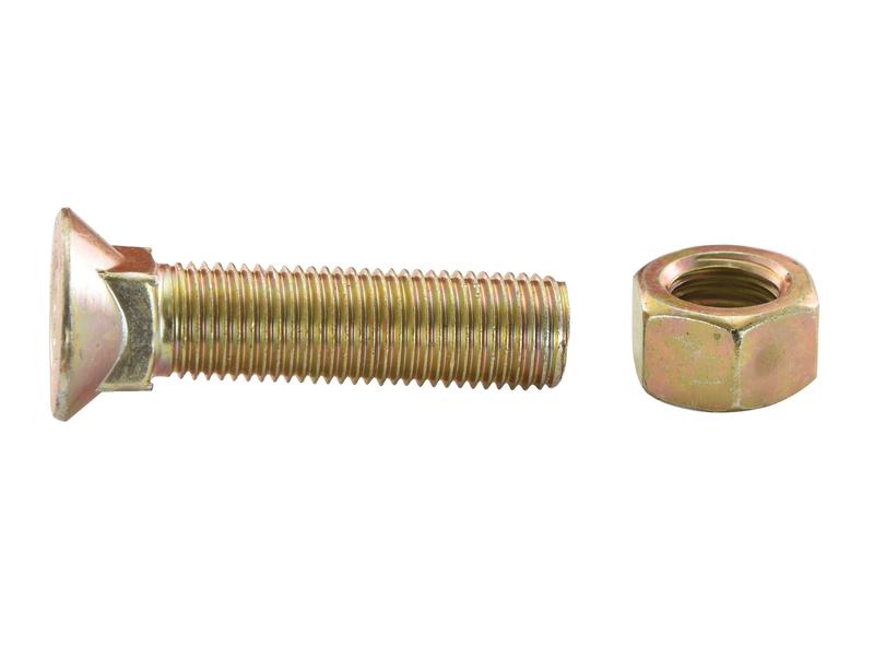 Parafuso c/porca - M10 x 40mm, Resistência à tração 8.8 (25 un. Caixa) (S.78708)