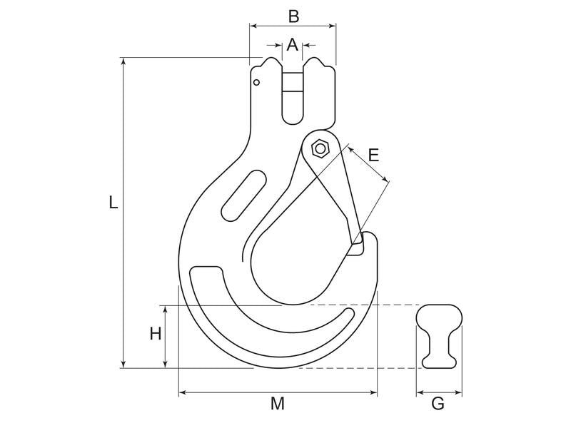 Gancho 10mm (S.790503)