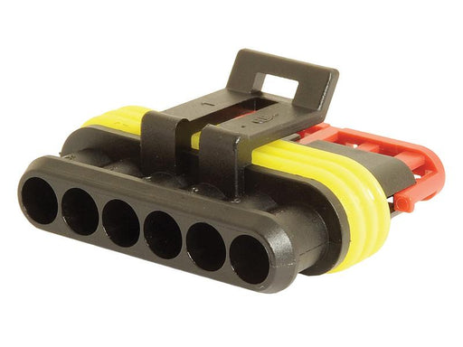 Ficha - fêmea 6 vias (S.792372)