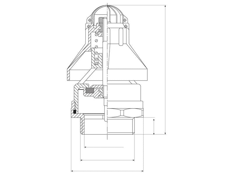 Válvula de segurança (depressão) 1-1/2 (S.79297)