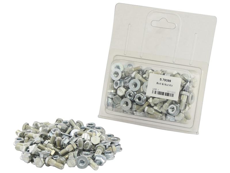 Agripak 50 un. Parafuso com porca M6 x 16mm (S.79399)