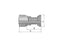 Parker Racord SAE 3/4'' x 45mm Ø Flange direita (3000psi) (S.7951612)
