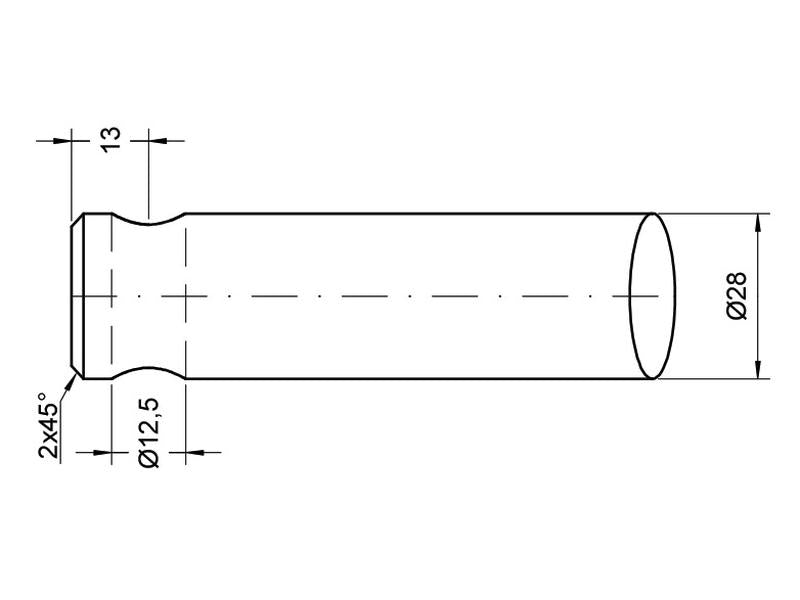 Bico - curvo 420mm, (Redondo) Aplicavel em: 55000260 (S.79618)
