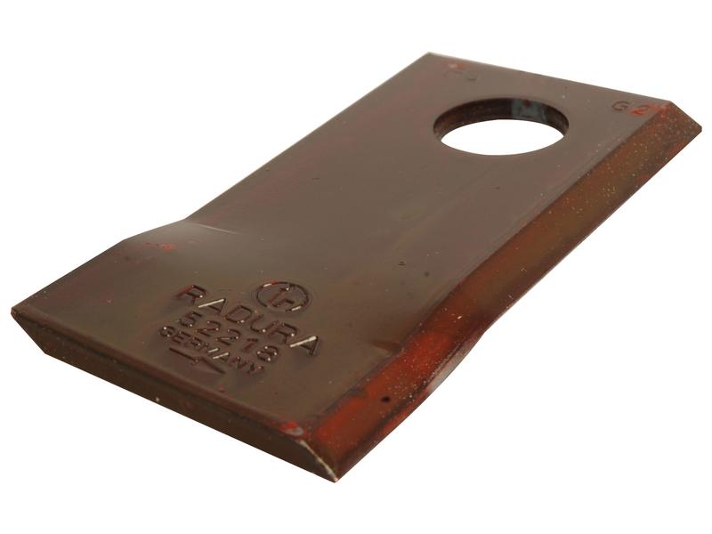 Faca - Twisted blade, bottom edge sharp & parallel - 102x48x4mm - Orifício Ø19mm - Esq. - para Fella Aplicavel em: 140693 (S.79649)