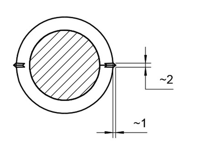 Bico - curvo 680mm, M20 x 1.50 Aplicavel em: 5068102 (S.79765)