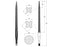 Bico - Direita 870mm, Tamanho da rosca: M27 x 1.50 (Estrela) (S.79785)
