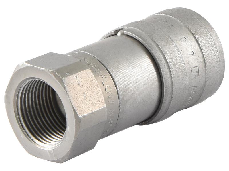 Valvula fêmea plana 3/8'' Tamanho corpo x 1/2'' BSP Rosca fêmea (S.8033)