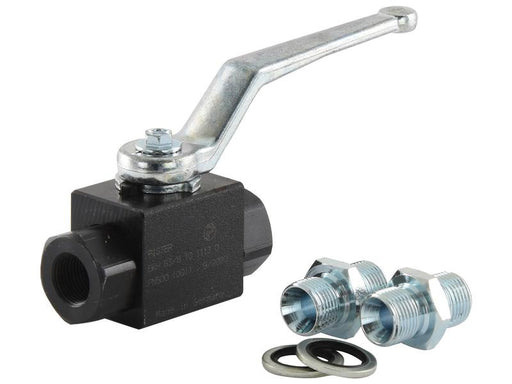 Sparex Valvula 2 Vias 3/8'' BSP (35 L/min Taxa de fluxo) (S.8108)