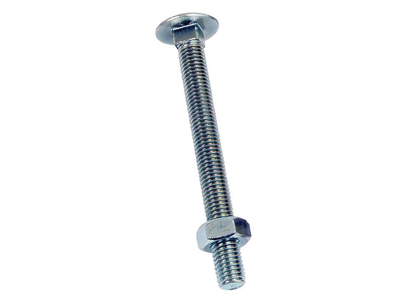 Parafuso c/porca para carroçarias, Tamanho: M10x180mm (DIN 601/934) (S.8286)