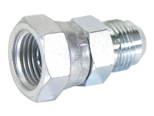Adaptador hidráulico 3/4'' JIC Macho x 1/2'' BSP Fêmea giratória (S.8389)