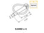 Agripak 4 un. Cavilha mola tipo Pêra 11mm x 70mm (S.8461)
