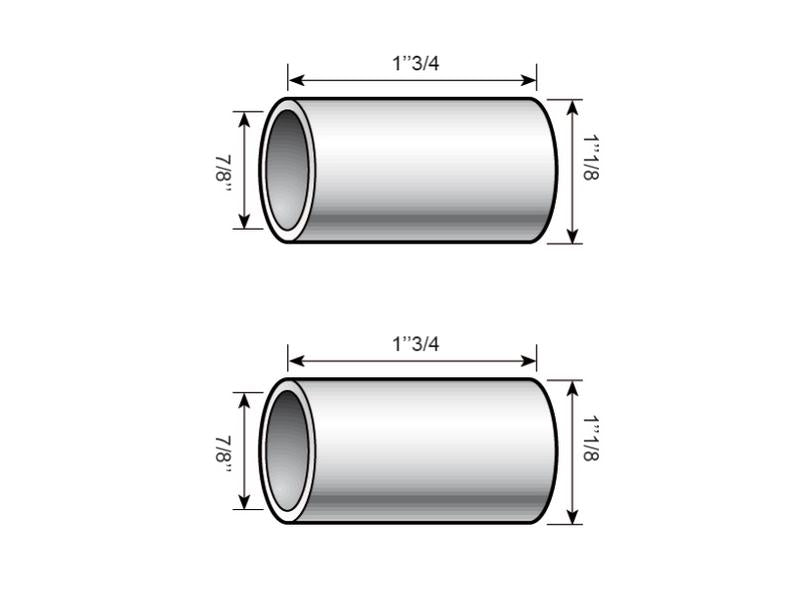 Agripak 2 un. Casquilho de conversao Cat. 2 para 1 (Ø28 para 22mm) (S.8485)
