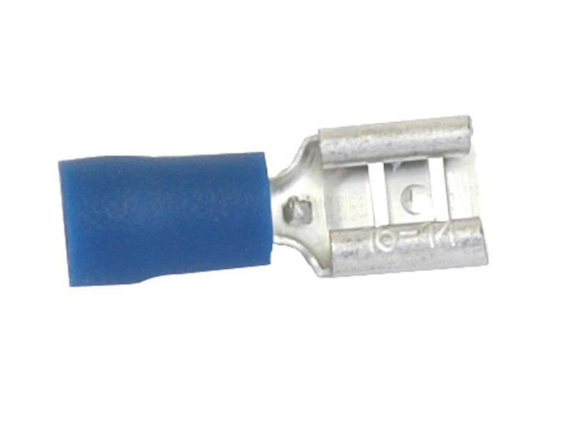 Terminal, Aperto Standard - Fêmea, 6.3mm, Azul (1.5 - 2.5mm) (S.8544)