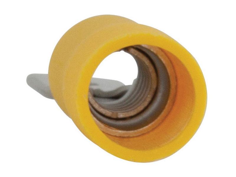 Terminal, Aperto Standard - Macho, 6.3mm, Amarela (4.0 - 6.0mm) (S.8556)