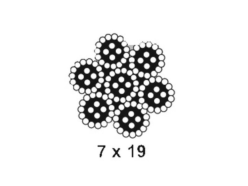 Cabo - Aço, Ø3mm x 200M (S.8862)