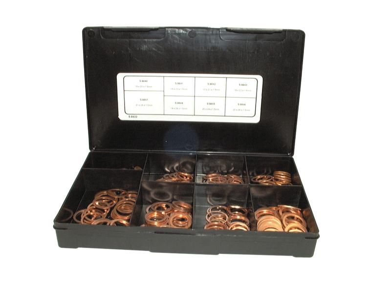 Sortido 240 un. Anilha cobre métrica (S.8922)