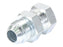 Adaptador hidráulico 7/8'' JIC Macho x 1/2'' BSP Fêmea giratória (S.8935)