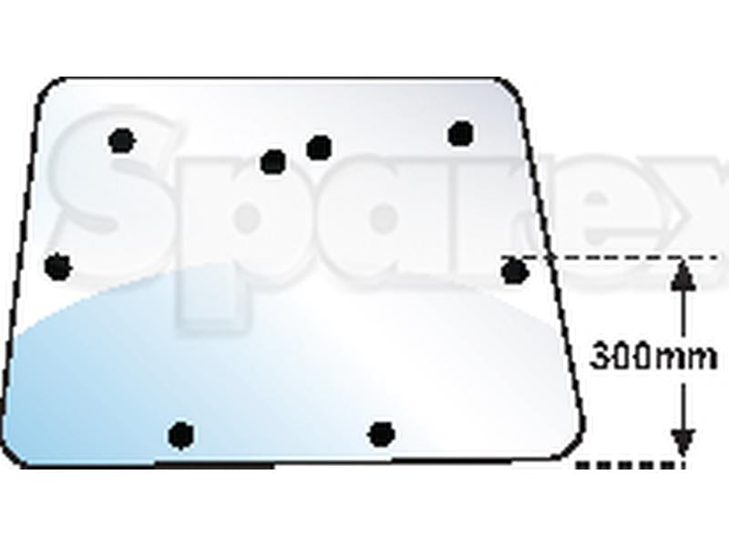 vidro superior traseiro (S.10010)