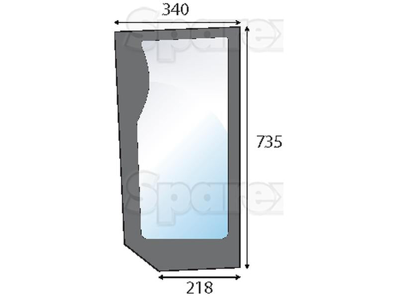 Lower Front Glass Esquerdo (S.100499)