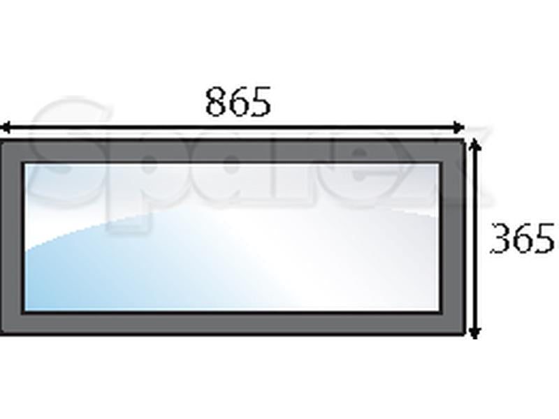 vidro superior traseiro (S.100573)