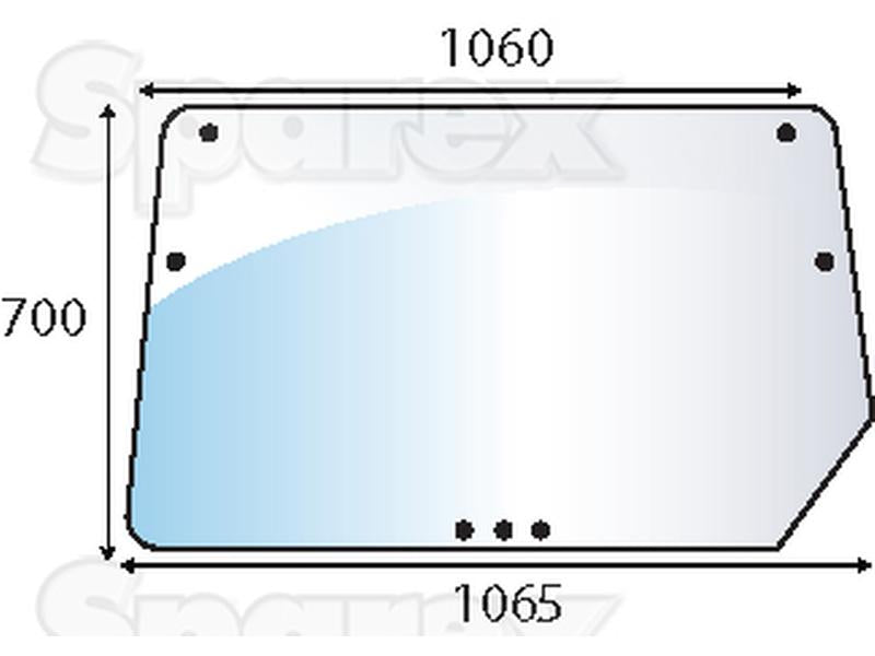 vidro superior traseiro (S.100661)