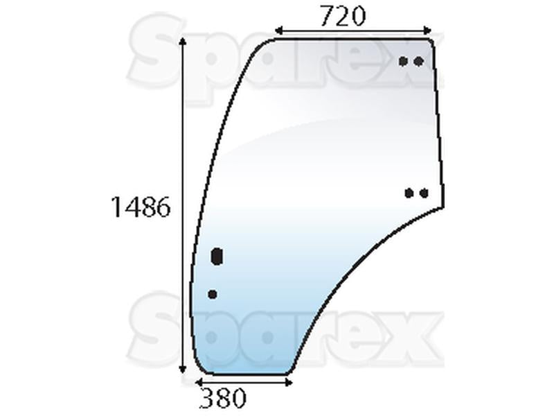 Vidro de porta Esquerdo (S.100675)
