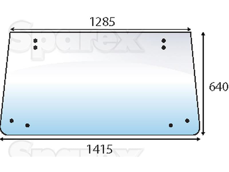 vidro superior traseiro (S.100749)