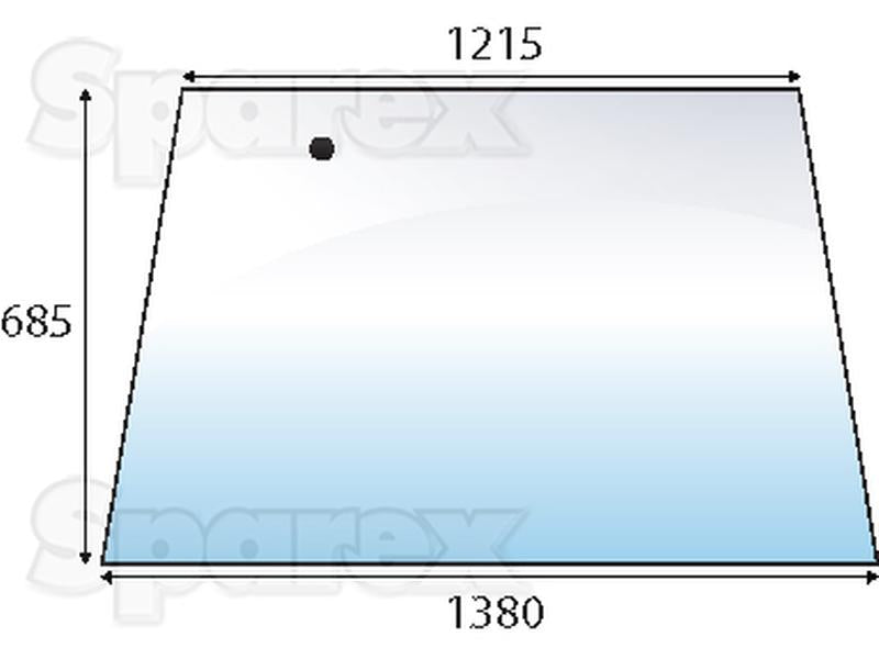 vidro superior traseiro (S.100757)