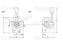 MARCHESINI Válvula rotativa hidráulica - desviador de 3 portas 1/2'' BSP (90 L/min Taxa de fluxo) (S.101601)