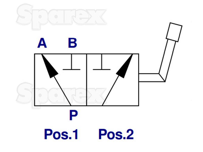 Torneira 3 vias 1/4'' BSP (S.101611)