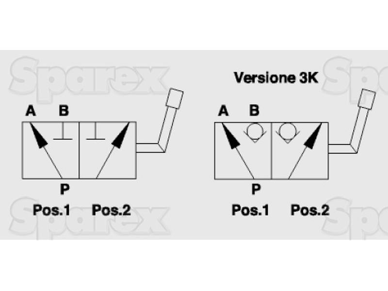 Torneira 3 vias 1/2'' BSP (S.101613)