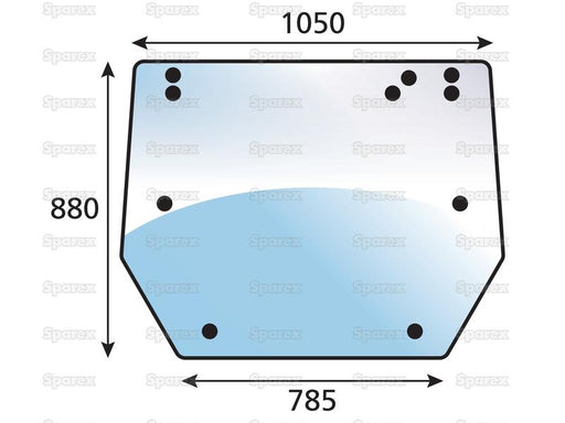 vidro superior traseiro (S.102434)