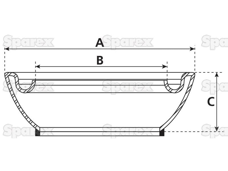 Tampa - Macho - 4'' (108mm) (galvanizado) (S.103141)