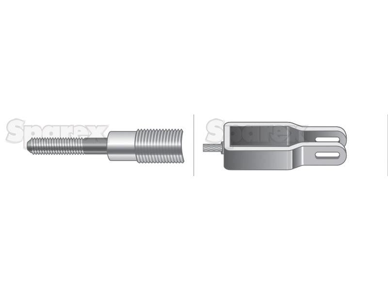 Cabo stop - Comprimento: 1369mm, Comprimento externo do cabo: 1190mm. (S.103233)