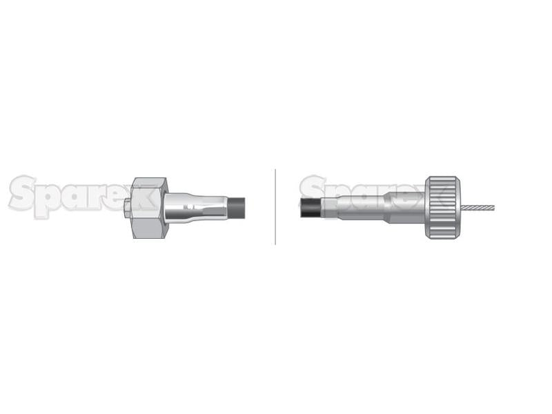 Bicha Conta horas - Comprimento: 1735mm, Comprimento externo do cabo: 1698mm. (S.103271)