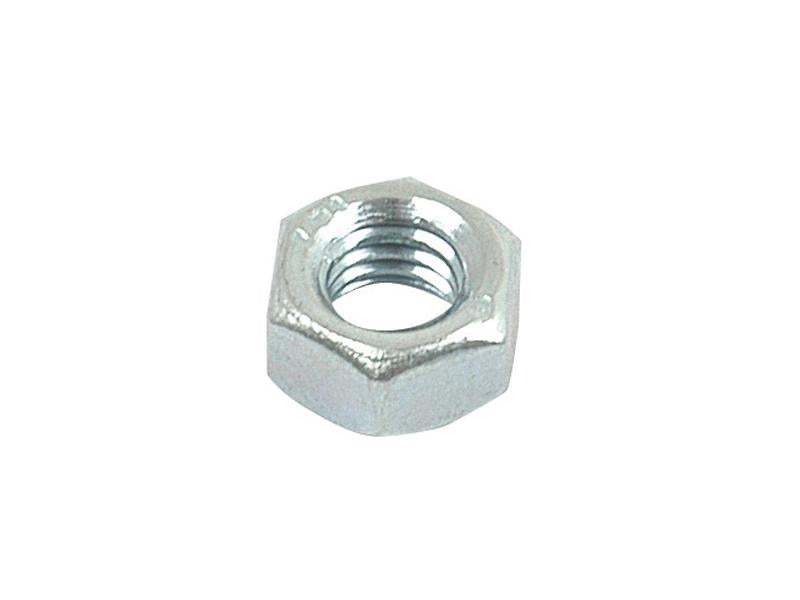 Porca sextavada métrica, Tamanho: M6 x 1.00mm (Din 934) Metric Coarse (S.1054)