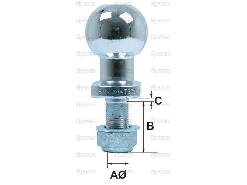 Puxo Reboque, 350Kg (curto (ATV)) (S.10631)