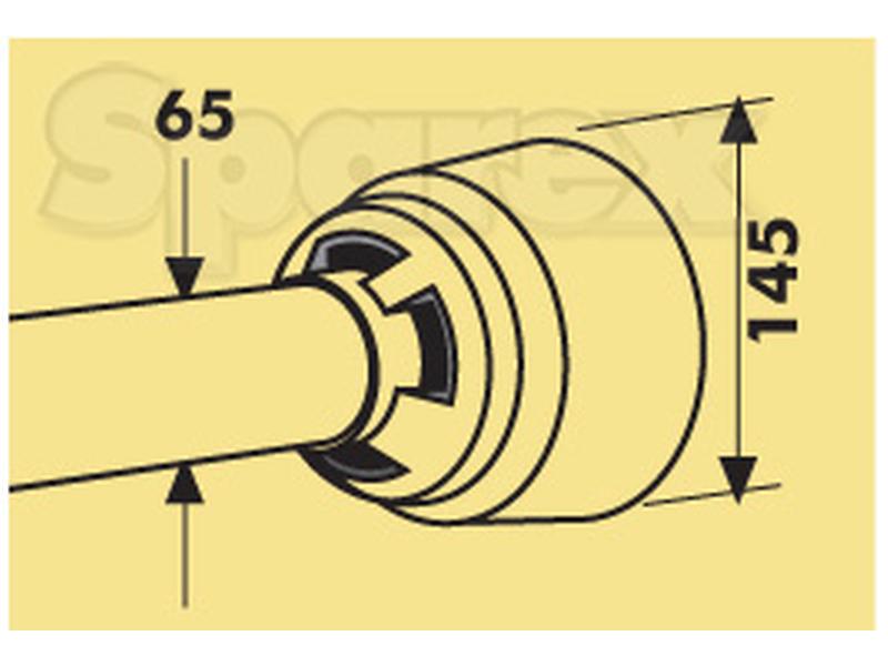 Protecção transmissão - Económica, (Lz) Comprimento: 730mm, Embalagem: Medium. (S.10791)