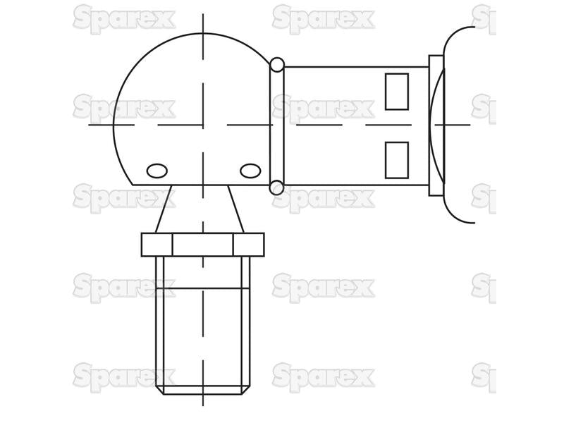 Amortecedor, Comprimento total: 345mm (S.110817)