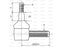 Ponteira, Comprimento: 83.5mm (S.111047)