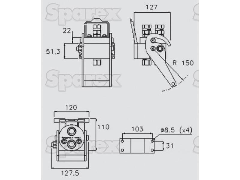 Multifaster Conecção - Rosca Fêmea - 1/2'' 2P206 Série (S.112603)