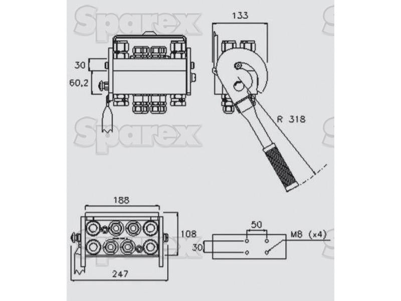 Multifaster Conecção - Rosca Fêmea - 1/2'' 2P808 Série (S.112624)