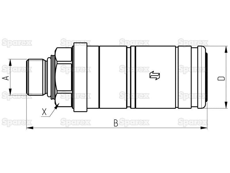 Valvula Fêmea 1/2'' NPT (S.112629)