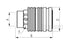 Valvula Fêmea 1/2'' BSP 4PV Series (S.112641)