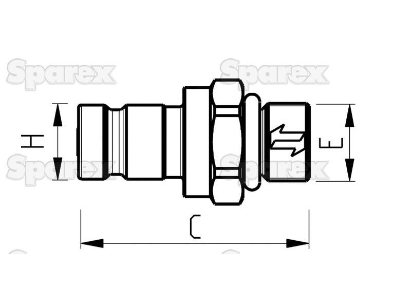 Test Nipple M14 x 1.50 (S.112677)