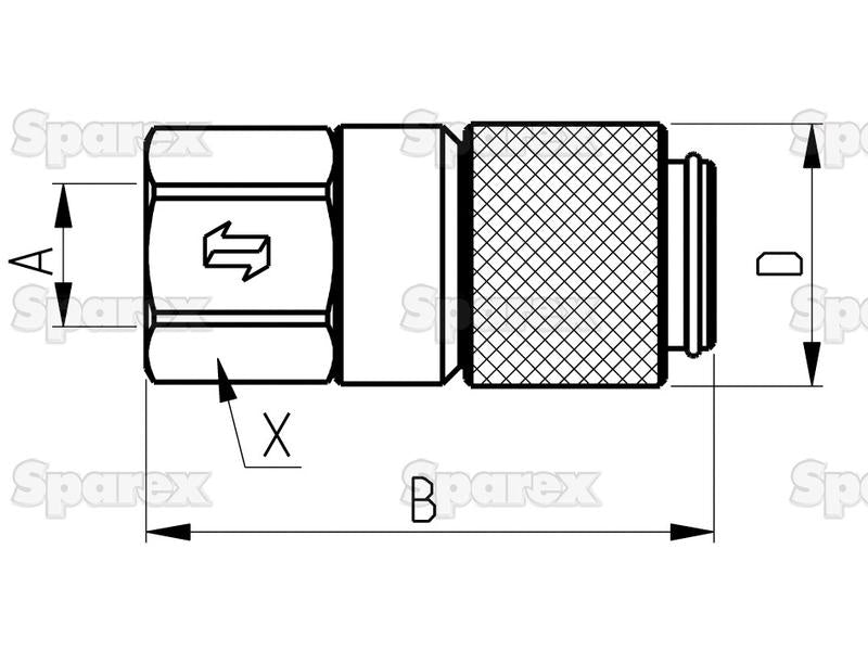 Test Nipple 1/4'' NPT (S.112678)