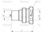 Valvula rosca macho 3/8''BSP - VVS Series (S.112802)